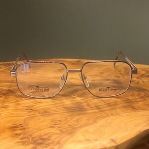 Jacques Lamont 1044 Continental Eyewear Brown Metal Eyeglass Frames 54-16-140